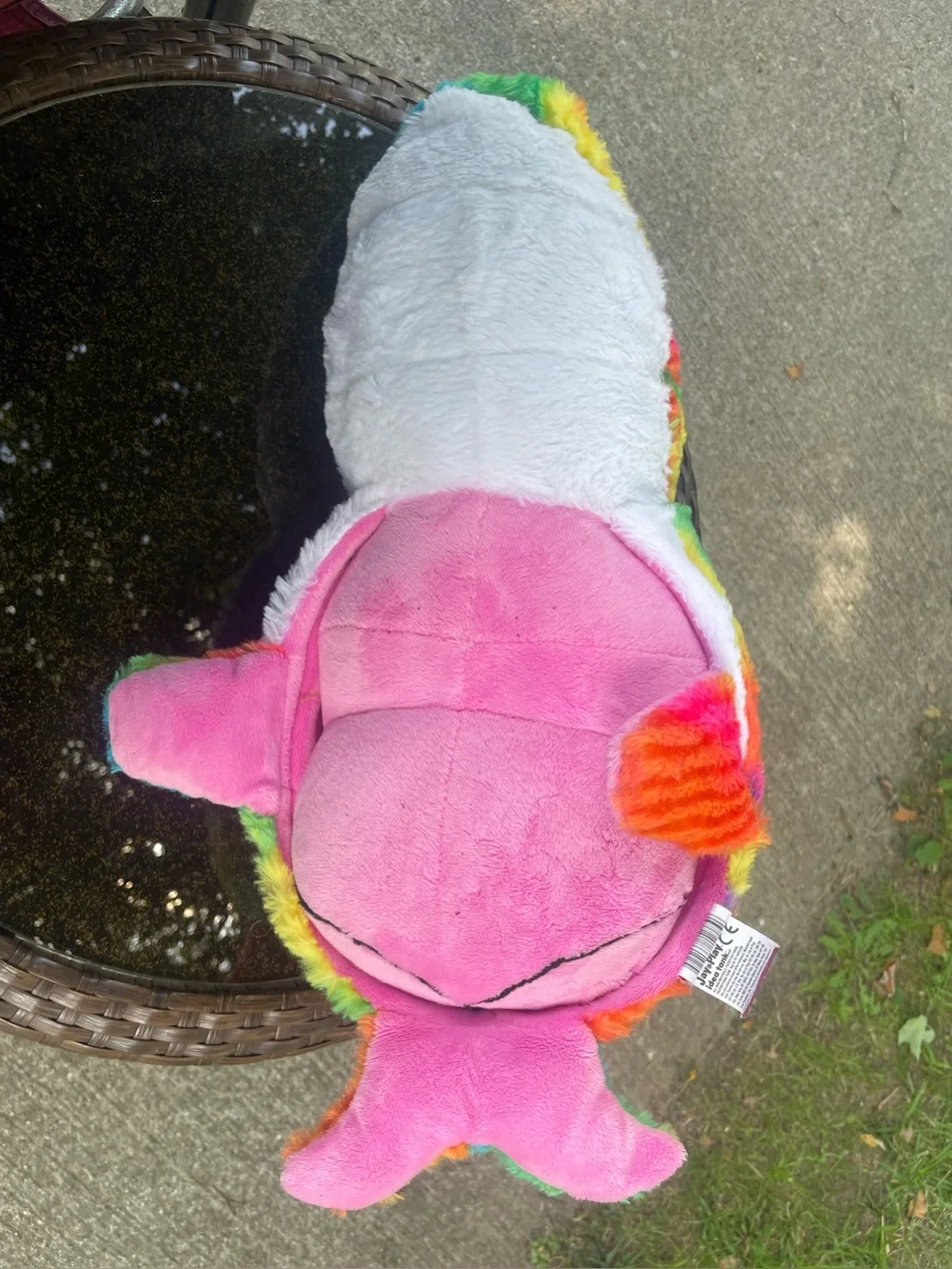 Rainbow Plush Toy for Small Pets - Multicolor